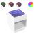 Măsuță de cafea cu LED infinity, alb, 40x40x50 cm GartenMobel Dekor