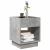 Măsuță de cafea cu LED infinity, gri beton, 40x40x50 cm GartenMobel Dekor