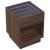 Măsuță de cafea cu LED infinity, stejar maro, 40x40x50 cm GartenMobel Dekor