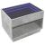 Măsuță de cafea cu LED infinity, gri beton, 70x50x50 cm GartenMobel Dekor