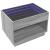 Măsuță de cafea cu LED infinity, gri sonoma, 70x50x50 cm GartenMobel Dekor