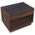 Măsuță de cafea cu LED infinity, stejar maro, 70x50x50 cm GartenMobel Dekor