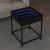 Măsuță de cafea cu LED infinity, negru, 40x40x51 cm GartenMobel Dekor