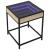 Măsuță de cafea cu LED infinity, stejar sonoma, 40x40x51 cm GartenMobel Dekor