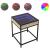 Măsuță de cafea cu LED infinity, stejar sonoma, 40x40x51 cm GartenMobel Dekor
