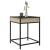 Măsuță de cafea cu LED infinity, stejar sonoma, 40x40x51 cm GartenMobel Dekor