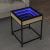 Măsuță de cafea cu LED infinity, stejar sonoma, 40x40x51 cm GartenMobel Dekor