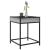 Măsuță de cafea cu LED infinity, gri sonoma, 40x40x51 cm GartenMobel Dekor