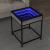 Măsuță de cafea cu LED infinity, gri sonoma, 40x40x51 cm GartenMobel Dekor