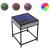 Măsuță de cafea cu LED infinity, gri sonoma, 40x40x51 cm GartenMobel Dekor