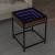 Măsuță de cafea cu LED infinity, stejar maro, 40x40x51 cm GartenMobel Dekor