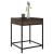Măsuță de cafea cu LED infinity, stejar maro, 40x40x51 cm GartenMobel Dekor