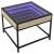 Măsuță de cafea cu LED infinity, stejar sonoma, 50x50x41 cm GartenMobel Dekor