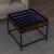Măsuță de cafea cu LED infinity, stejar fumuriu, 50x50x41 cm GartenMobel Dekor