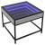 Măsuță de cafea cu LED infinity, gri sonoma, 50x50x41 cm GartenMobel Dekor