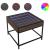 Măsuță de cafea cu LED infinity, stejar maro, 50x50x41 cm GartenMobel Dekor
