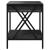 Măsuță de cafea cu LED infinity, negru, 40x40x49 cm GartenMobel Dekor