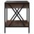 Măsuță de cafea cu LED infinity, stejar maro, 40x40x49 cm GartenMobel Dekor