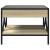 Măsuță de cafea cu LED infinity, stejar sonoma, 50x50x38 cm GartenMobel Dekor
