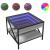 Măsuță de cafea cu LED infinity, gri sonoma, 50x50x38 cm GartenMobel Dekor