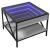 Măsuță de cafea cu LED infinity, gri sonoma, 50x50x38 cm GartenMobel Dekor