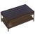 Măsuță de cafea cu LED infinity, stejar maro, 90x50x38 cm GartenMobel Dekor