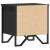 Noptiere, 2 buc., negru, 40x30x40 cm, lemn prelucrat GartenMobel Dekor