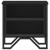 Noptiere, 2 buc., negru, 40x30x40 cm, lemn prelucrat GartenMobel Dekor