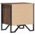 Noptiere, 2 buc., stejar maro, 40x30x40 cm, lemn prelucrat GartenMobel Dekor