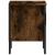 Noptiere, 2 buc., stejar fumuriu, 40x30x40 cm, lemn prelucrat GartenMobel Dekor
