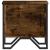 Noptiere, 2 buc., stejar fumuriu, 40x30x40 cm, lemn prelucrat GartenMobel Dekor