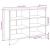 Dulap, stejar sonoma, 101x35,5x74,5 cm, lemn prelucrat GartenMobel Dekor