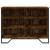 Dulap, stejar fumuriu, 101x35,5x74,5 cm, lemn prelucrat GartenMobel Dekor