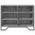 Dulap, gri sonoma, 101x35,5x74,5 cm, lemn prelucrat GartenMobel Dekor