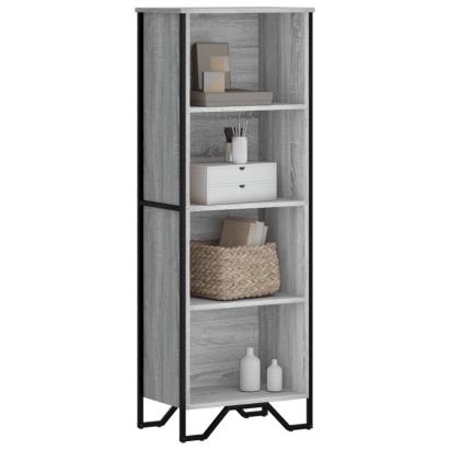 Bibliotecă, gri sonoma, 50x31x137,5 cm, lemn prelucrat GartenMobel Dekor