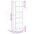 Bibliotecă, stejar fumuriu, 50x31x169 cm, lemn prelucrat GartenMobel Dekor