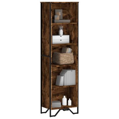 Bibliotecă, stejar fumuriu, 50x31x169 cm, lemn prelucrat GartenMobel Dekor
