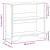 Bibliotecă, negru, 80x31x74,5 cm, lemn prelucrat GartenMobel Dekor