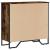 Bibliotecă, stejar fumuriu, 80x31x74,5 cm, lemn prelucrat GartenMobel Dekor