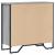 Bibliotecă, gri sonoma, 80x31x74,5 cm, lemn prelucrat GartenMobel Dekor