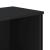 Bibliotecă, negru, 80x31x137,5 cm, lemn prelucrat GartenMobel Dekor