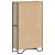 Bibliotecă, stejar sonoma, 80x31x137,5 cm, lemn prelucrat GartenMobel Dekor