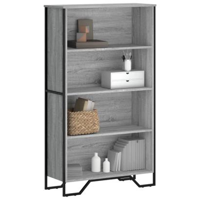 Bibliotecă, gri sonoma, 80x31x137,5 cm, lemn prelucrat GartenMobel Dekor