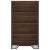 Bibliotecă, stejar maro, 80x31x137,5 cm, lemn prelucrat GartenMobel Dekor