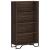 Bibliotecă, stejar maro, 80x31x137,5 cm, lemn prelucrat GartenMobel Dekor