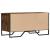 Pantofar, stejar fumuriu, 90x38x45,5 cm, lemn compozit GartenMobel Dekor