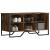 Pantofar, stejar fumuriu, 90x38x45,5 cm, lemn compozit GartenMobel Dekor