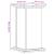 Suport de plante, stejar sonoma, 33x33x60 cm, lemn prelucrat GartenMobel Dekor