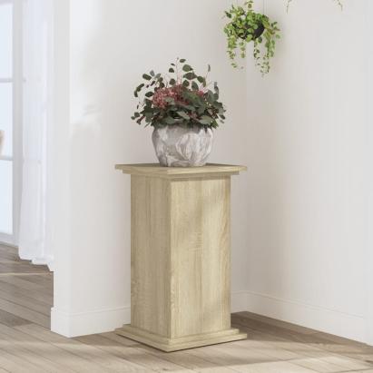Suport de plante, stejar sonoma, 33x33x60 cm, lemn prelucrat GartenMobel Dekor