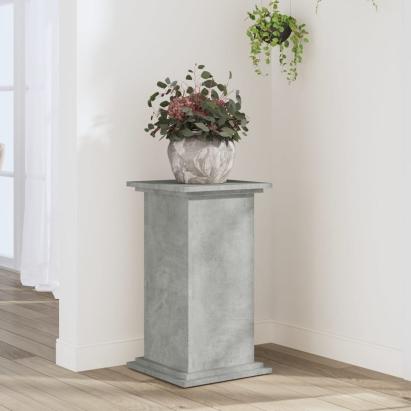 Suport de plante, gri beton, 33x33x60 cm, lemn prelucrat GartenMobel Dekor